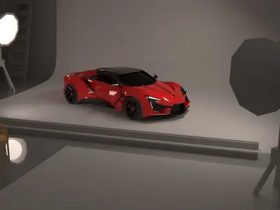 W Motors Fenyr Hyper Car 3D print model