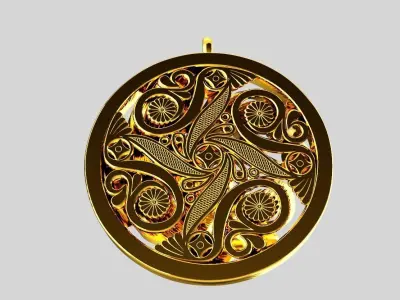 Elegance Pendant 3D print model