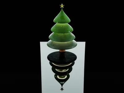 Christmas tree 3D model 19