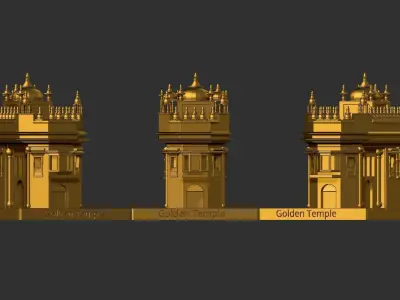 Golden Temple Punjab  3D print model