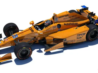 Indycar Alonso 2017 3D model
