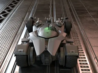 justice league batmobile 3D print model