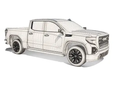 2019 GMC Sierra 1500 3D model