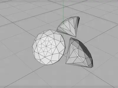 Well cut Diamond  Texture