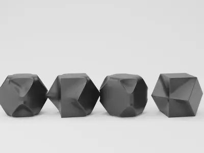 house decoration items Cube Free 3D model