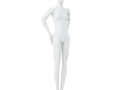 Female Abstract Mannequin 101 3D model