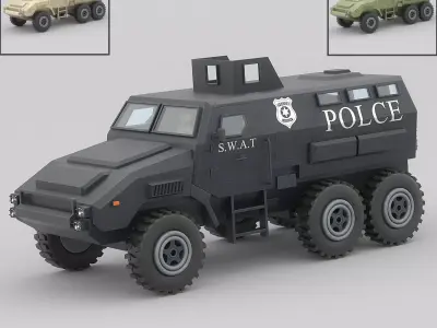 Armored car 1 3D model