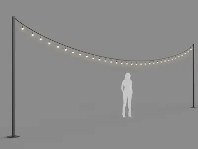 Lights Strings 3D model