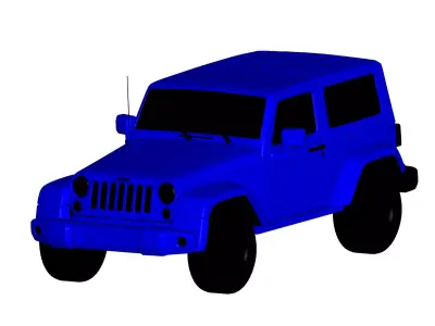 Jeep Wrangler   3D model