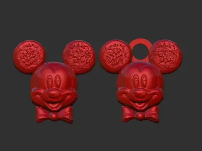 micky mouse cookie treedecor  3D print model