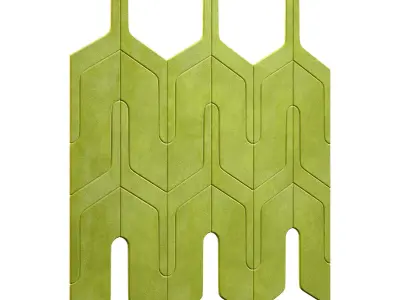 3D Panel Echo Parquet Low-poly 3D model