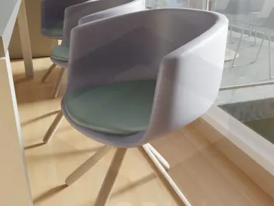 Arch Viz Saloon Low-poly 3D model