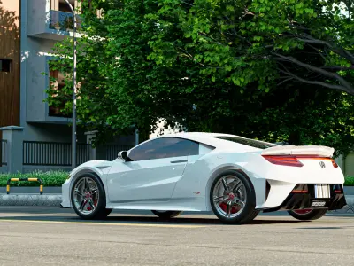 Acura NSX  2022 3DS MAX model  3D model