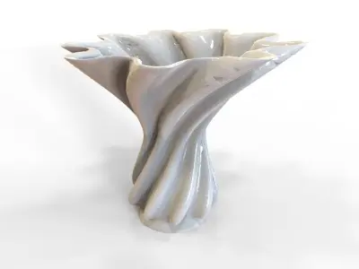 Vase 02 Low-poly 3D model