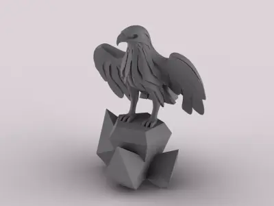Eagle 3D print model get