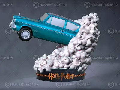 HARRY POTTER WEASLEY CAR 3D print model
