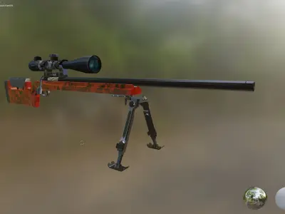 Sabatti  TLD  Red Low-poly 3D model