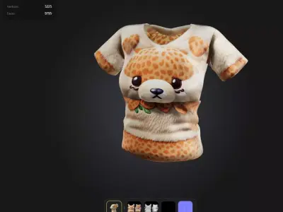 Kawaii Top PBR 4k  Low-poly 3D model