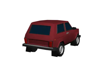 Lada Niva Hypercasual Low-poly 3D model