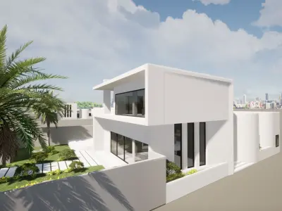 architecture  design modern  iman Low-poly 3D model