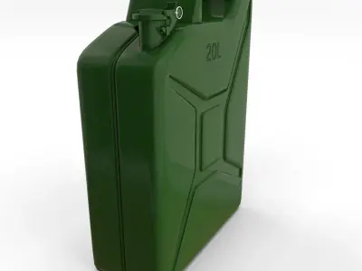 Jerry Can PBR Low-poly 3D model