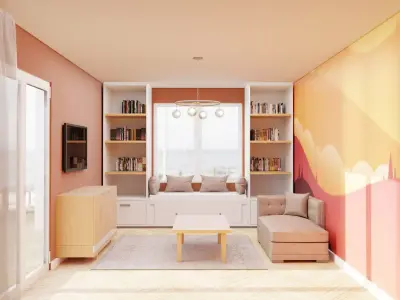 Living Room 3D model