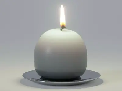 Ball candle 3D model