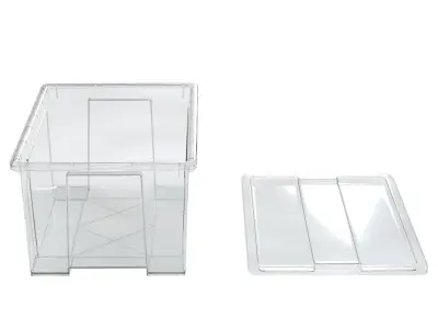 Samla Box Ikea Clear 3D model