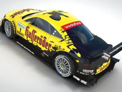 Audi TT-R DTM 2003 - Hasseroeder 3D model