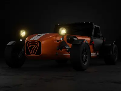 Caterham superlight r500 3D model