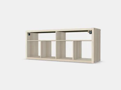 KALLAX TV bench 1 Low-poly 3D model