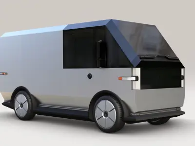 Canoo MPDV 2 Electric Van PBR 3D model