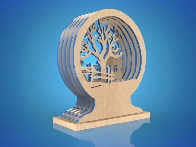 Decorative frame 3D model
