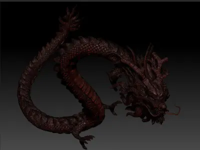 Chinese Dragon 3D model order