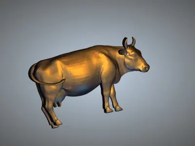 cow design 3D print model