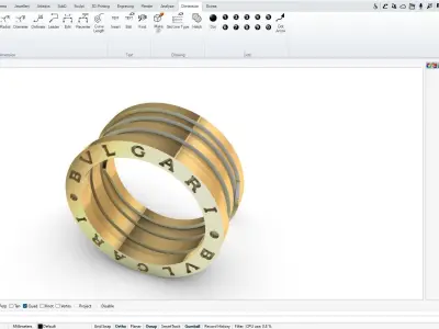 ARGOLLA BVLGARI 3D print model