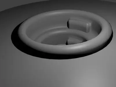 round hot tub Free 3D model