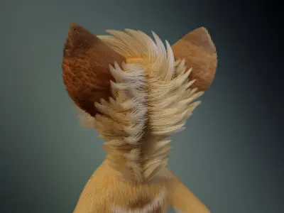 Jully Anthro Fox 3D model