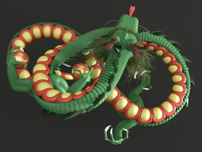 Shenron from Dragon Ball 3D model