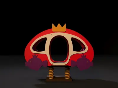Attraction Carriage 3D model