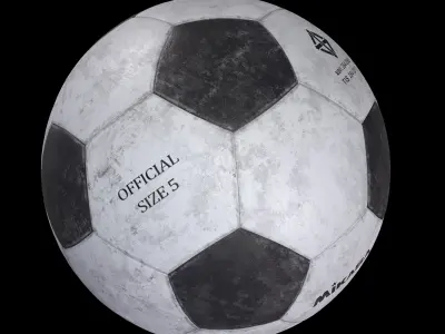 Old Football 3D model