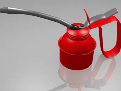 Garage Oilcan 3D model