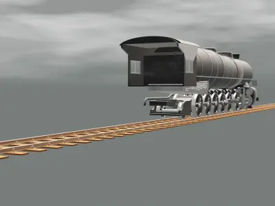 union pacific 4-12-2 3D model