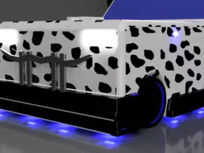Custom Car Model Low-poly 3D model purchase