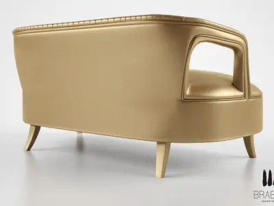 Brabbu Karoo 2 seat sofa 3D model