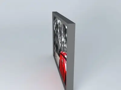 Transport jeep wrangler frameless wall art Free 3D model