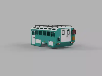 Crawler 4320 Expedition Long Cab - 1-10 RC body attachment 3D print model