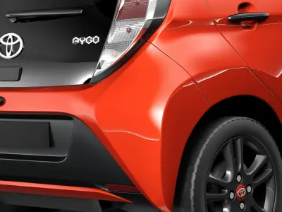 Toyota Aygo 2015 3D model