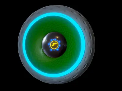 Goodyear Oxygene wheel 3D model