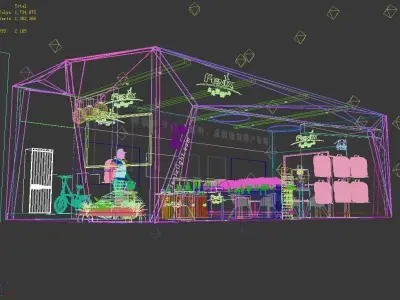 Exhibition - Area - 11X5-3DMAX2009-010 3D model